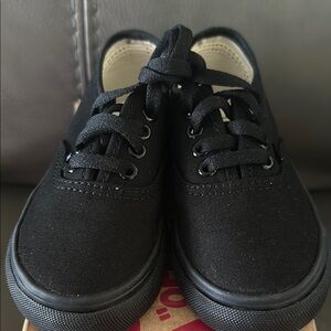 VANS Classic Black Canvas Sneakers
